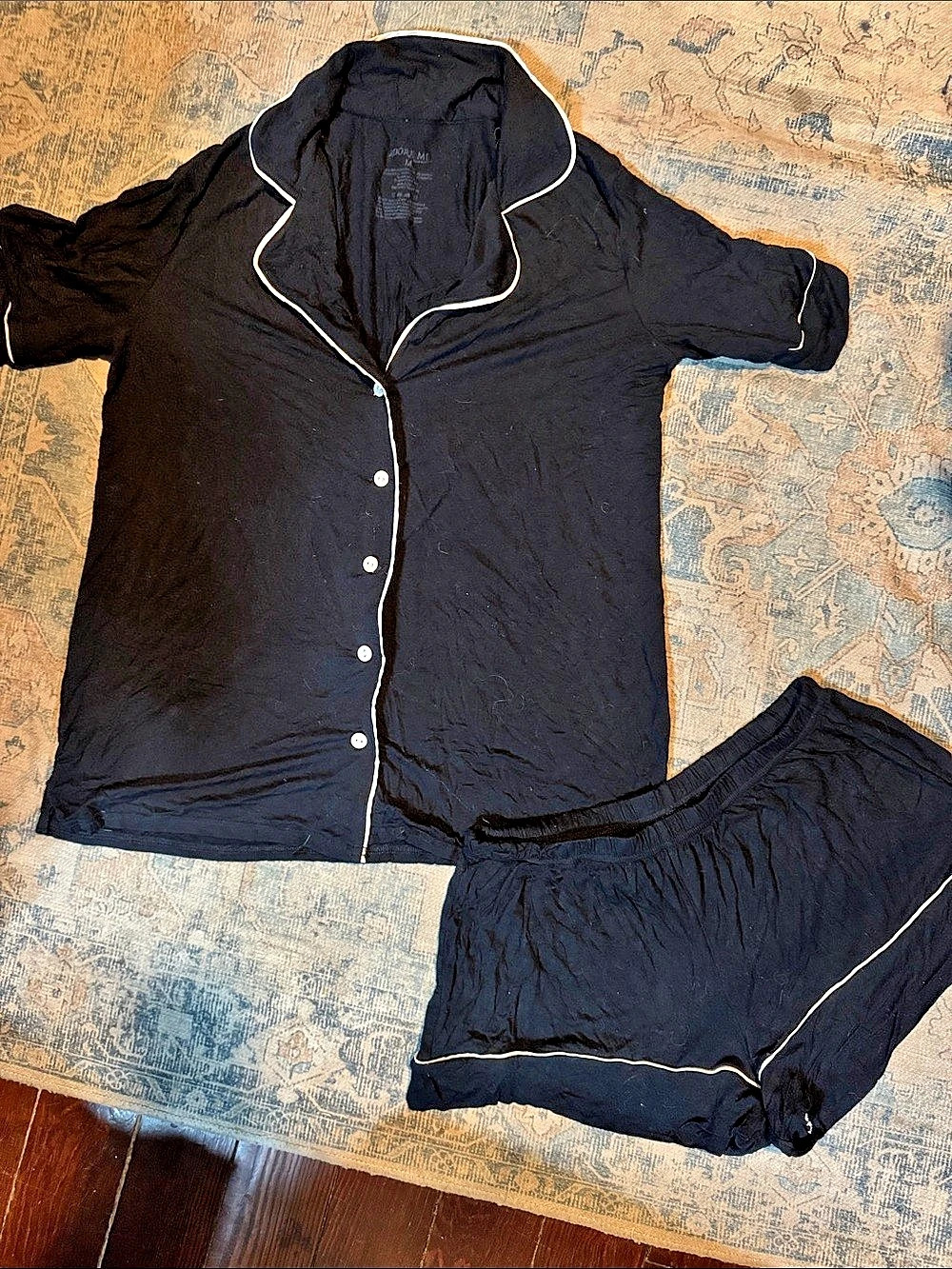 Adore Me Pajama Set Black Size Medium
